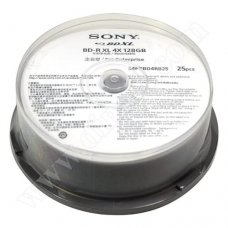 BD-R Sony, for Enterprise, XL, 128GB, 4X, Cake box 25бр.
